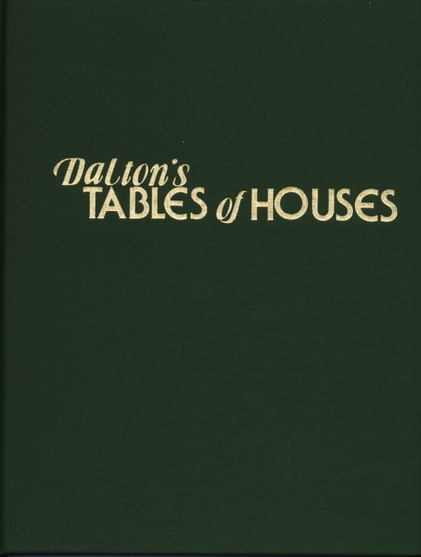 Dalton's Table of Houses