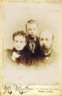 Elbert Benjamine with Mother and Father