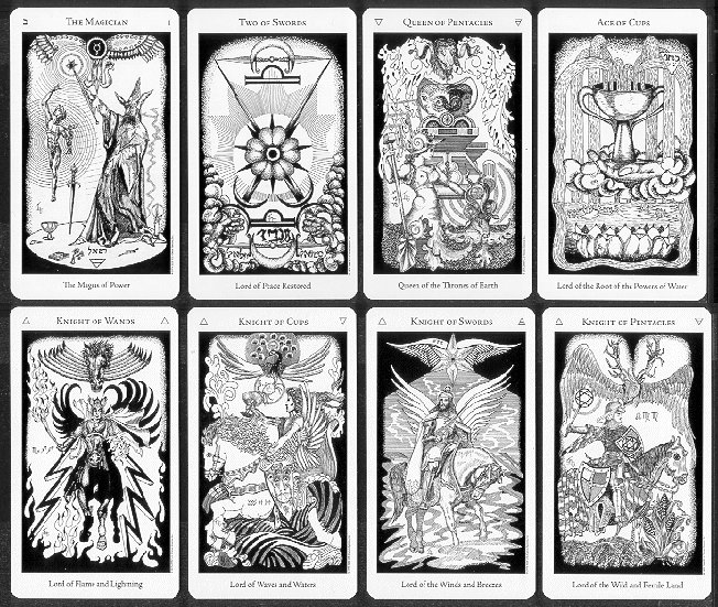 Detailed illustrations Includes instruction booklet Hermetic Tarot Deck 