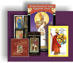 Tarot cards and books